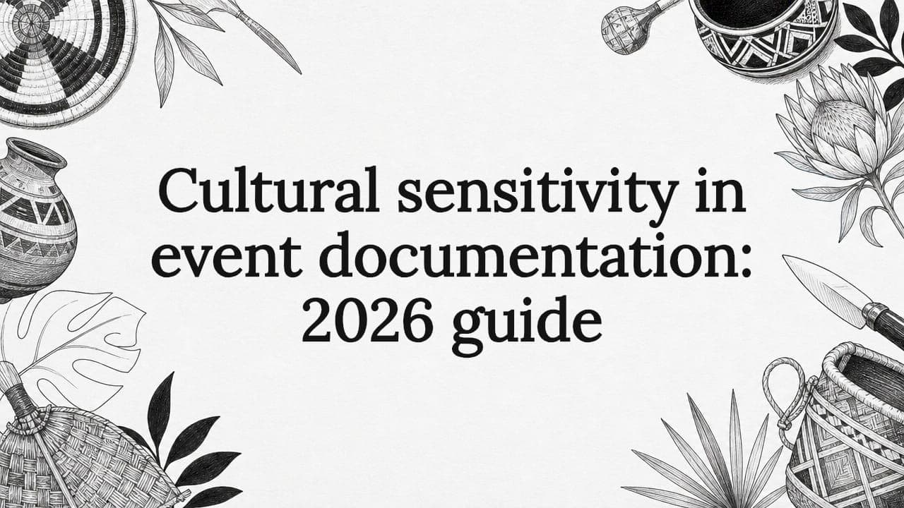 Cultural sensitivity in event documentation: 2026 guide